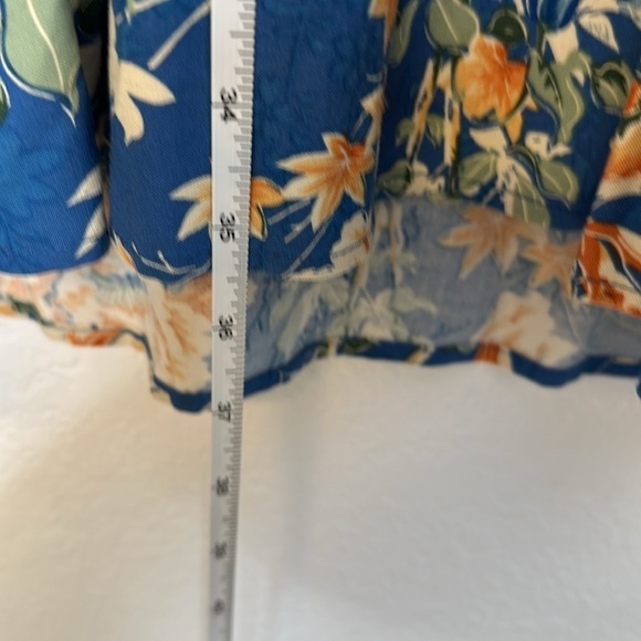 Anthropologie Tiny Giana Blue Floral Dress medium - Picture 9 of 13